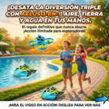 3 en 1 Drone RC - modo mar-tierra-aire vehículo de superficie impermeable juguete cuadricóptero